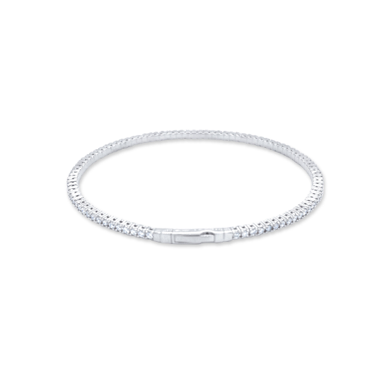 Real Gold Bangle With Natural Diamond with option of 10k,14k, 18k.