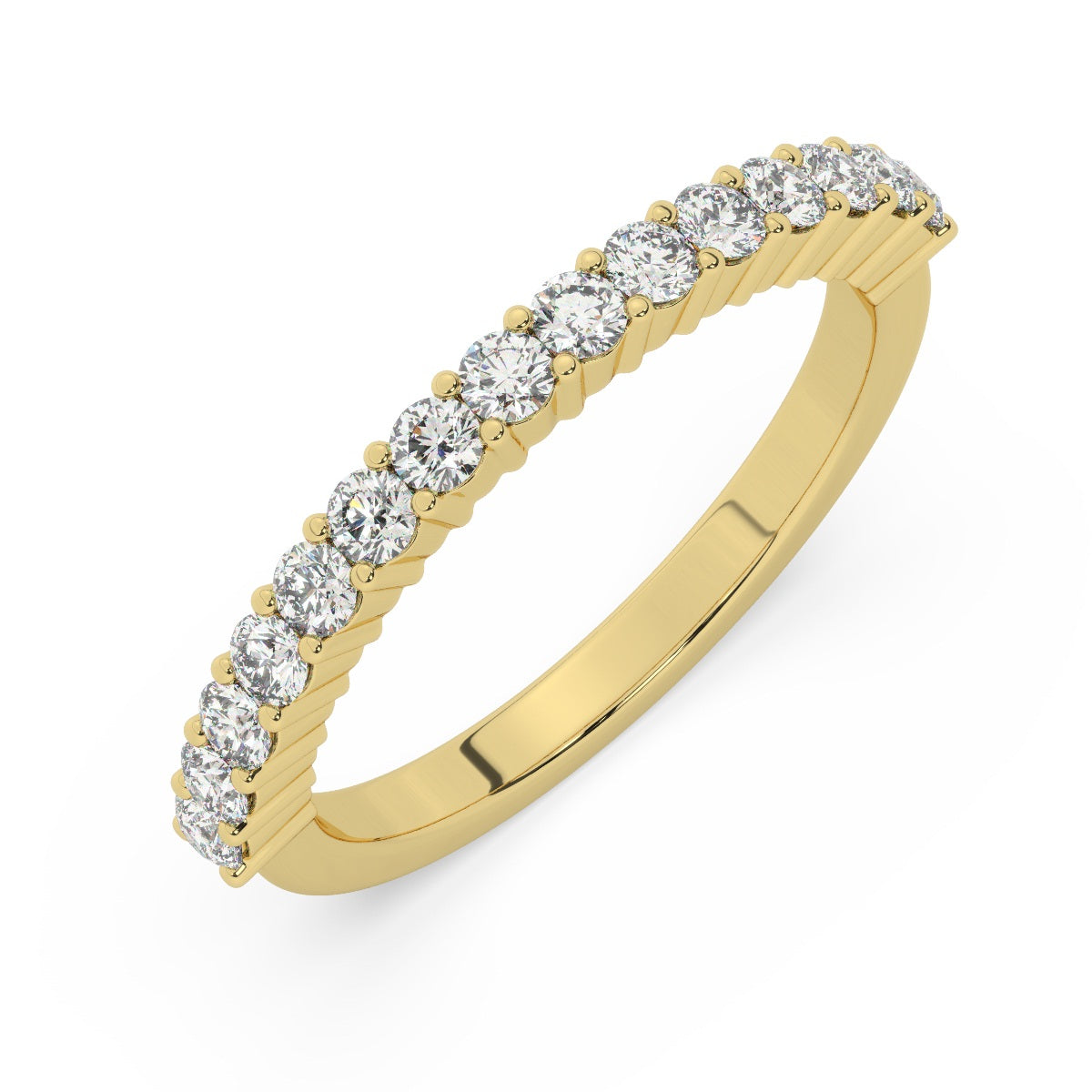 14K White Gold Diamond Ring V0361