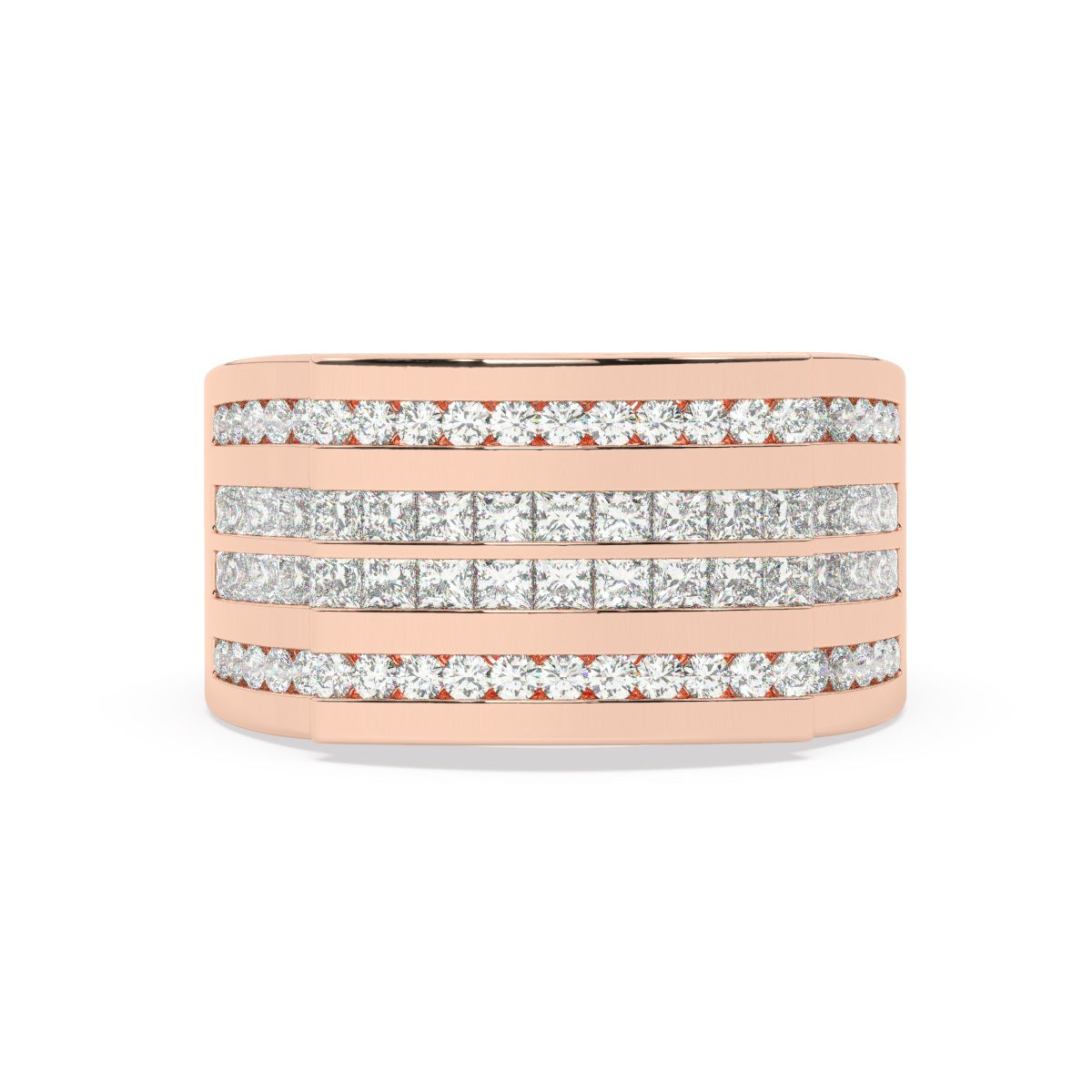 14K Yellow Gold Diamond Ring V0366