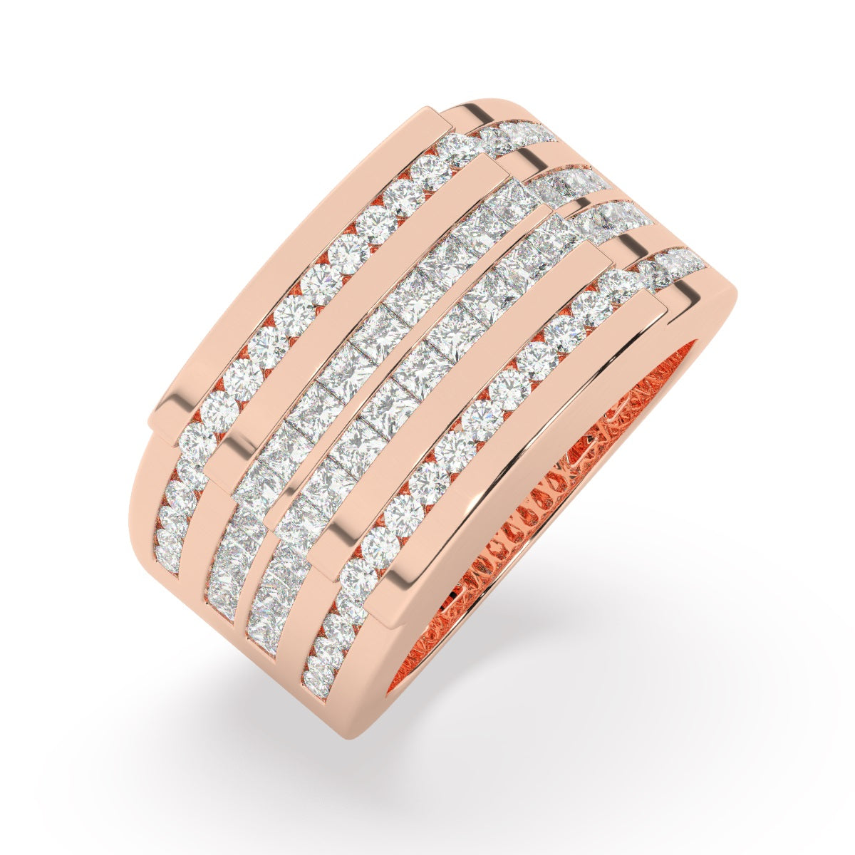 14K Yellow Gold Diamond Ring V0366