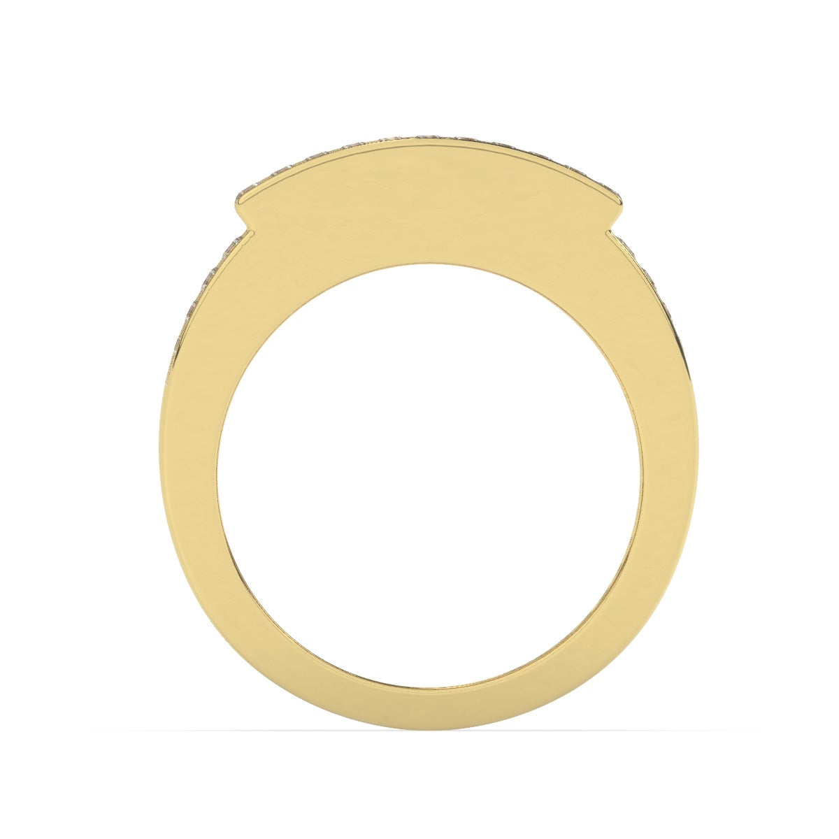 14K Yellow Gold Diamond Ring V0366