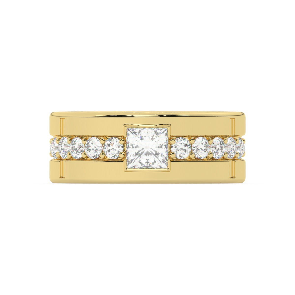 Platinum Diamond Ring V0369