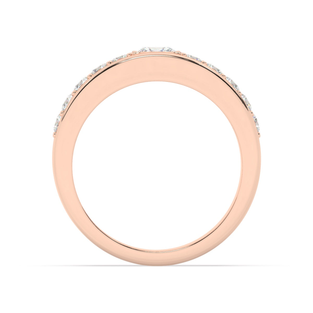 Platinum Diamond Ring V0369
