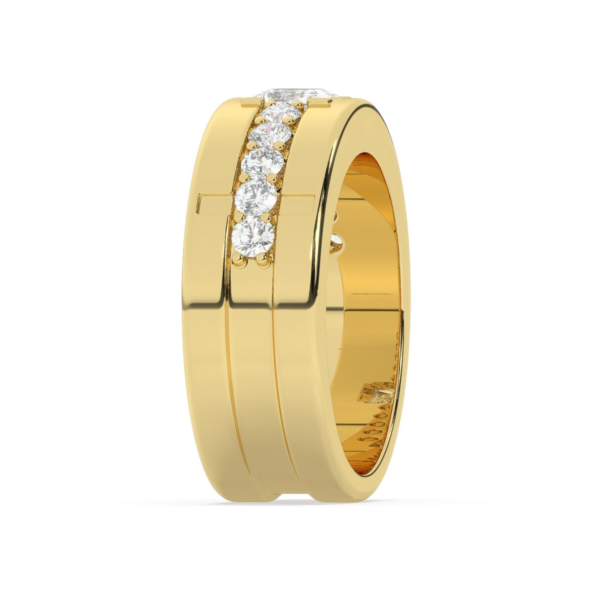 Platinum Diamond Ring V0369