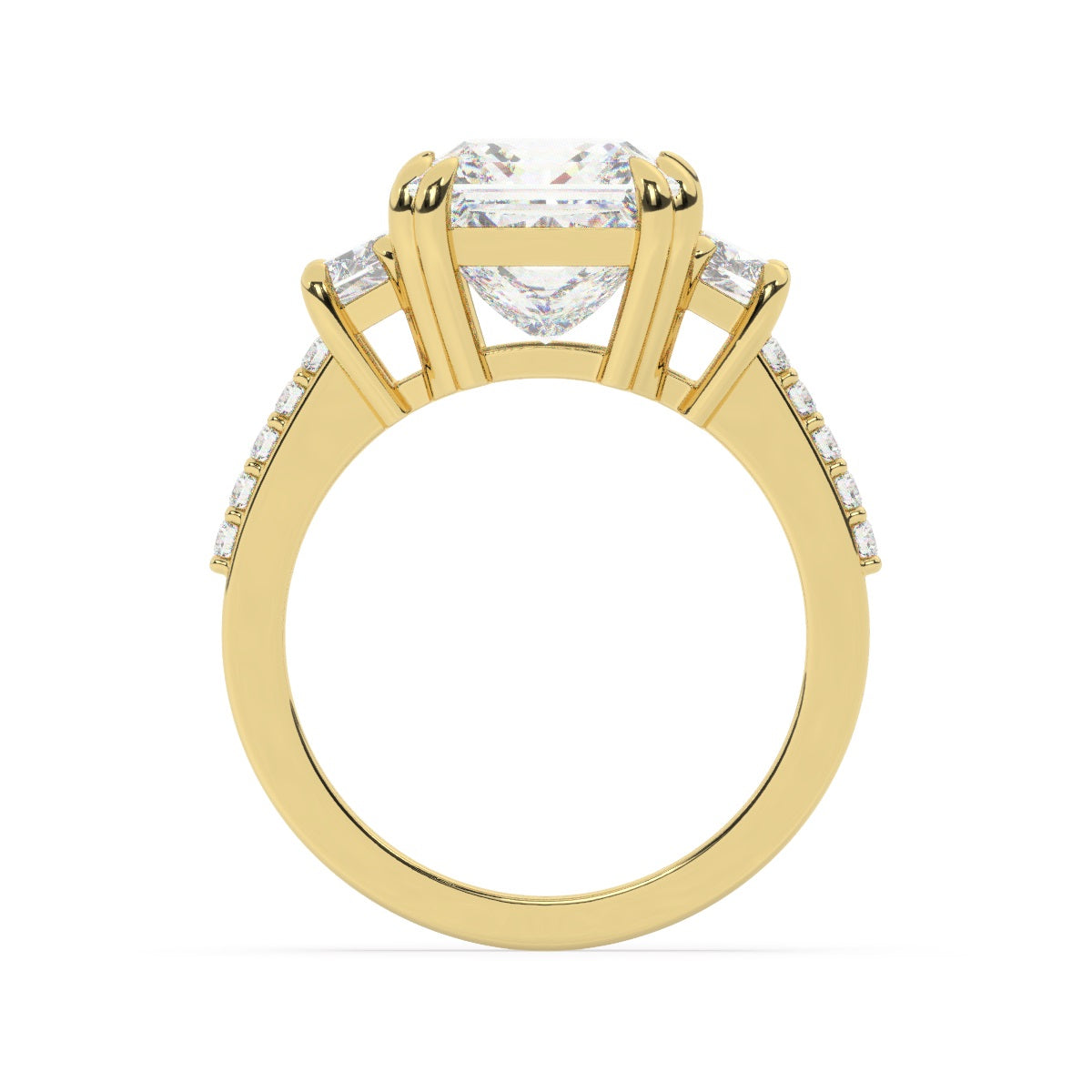 14k White Gold Diamond Ring V0370