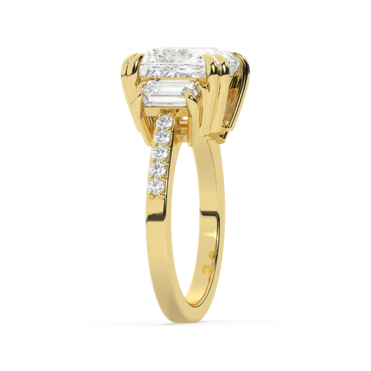 14k White Gold Diamond Ring V0370