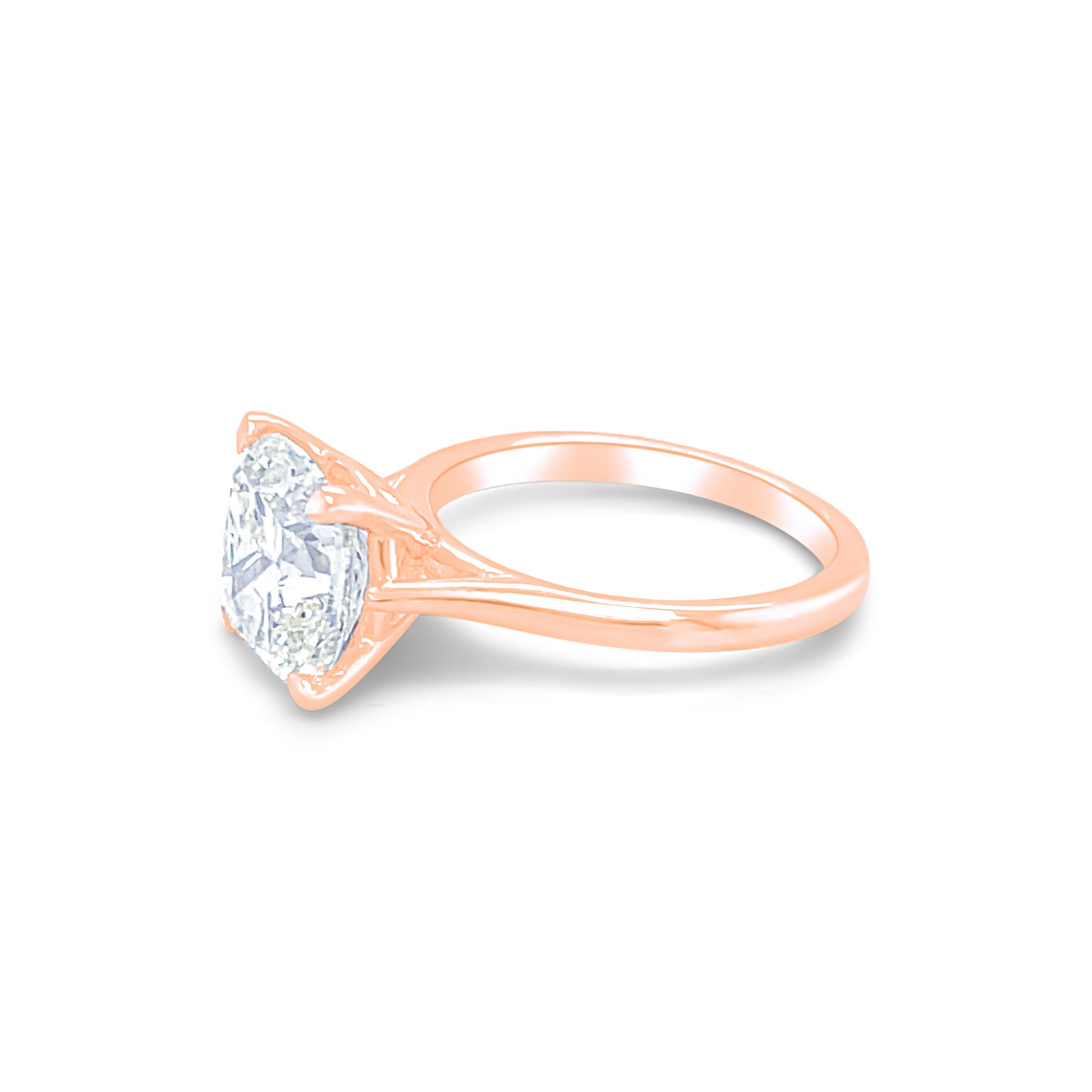14K White Gold Diamond Ring V0372