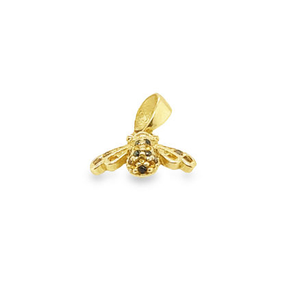 14K Yellow Gold Bee Pendant