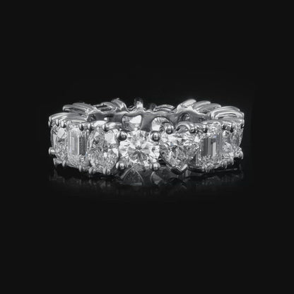 Multi-Shape Diamond Eternity Band