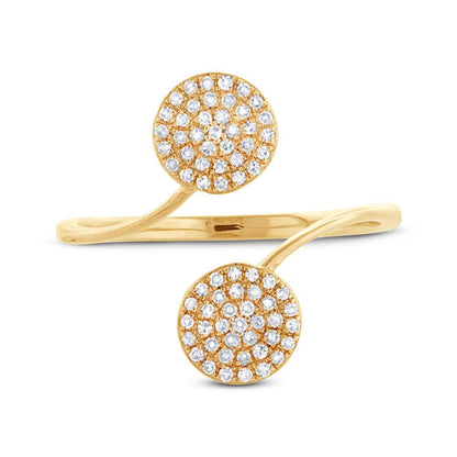 14k Yellow Gold Diamond Lady's Ring - 0.20ct