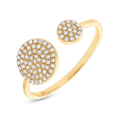 14k Yellow Gold Diamond Lady's Ring - 0.22ct