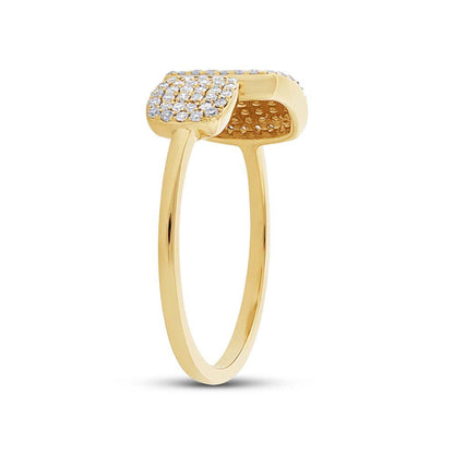 14k Yellow Gold Diamond Lady's Ring - 0.31ct