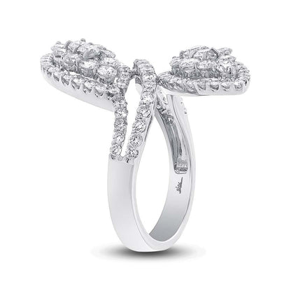 18k White Gold Diamond Lady's Ring - 2.44ct