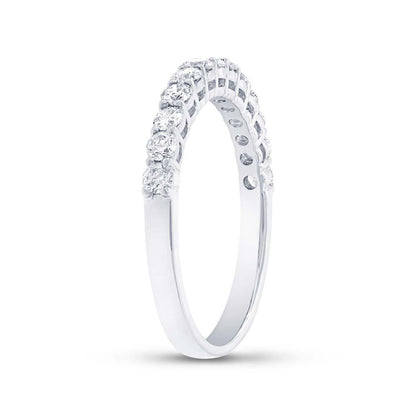 18k White Gold Diamond Lady's Band - 0.65ct