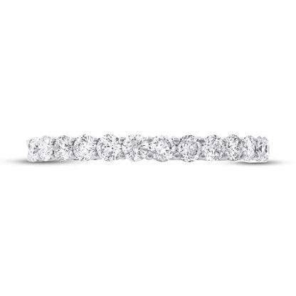 18k White Gold Diamond Lady's Band - 0.65ct