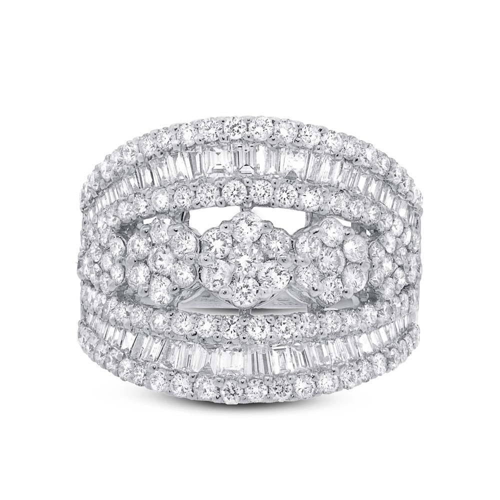 18k White Gold Diamond Lady's Ring - 2.87ct
