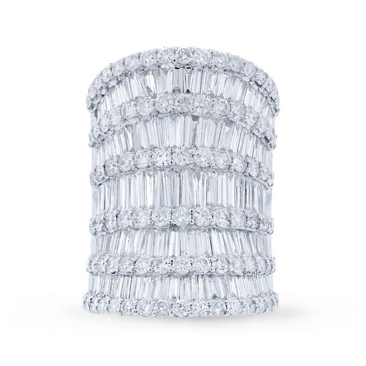 18k White Gold Diamond Lady's Ring - 7.28ct