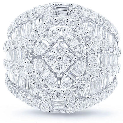 18k White Gold Diamond Lady's Ring - 3.27ct