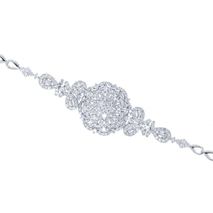 18k White Gold Diamond Lady's Bracelet - 4.01ct