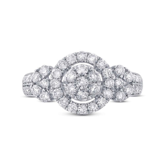 18k White Gold Diamond Lady's Ring - 1.27ct