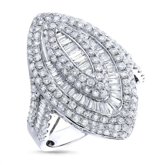 18k White Gold Diamond Lady's Ring - 2.31ct