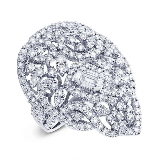 18k White Gold Diamond Lady's Ring - 5.03ct