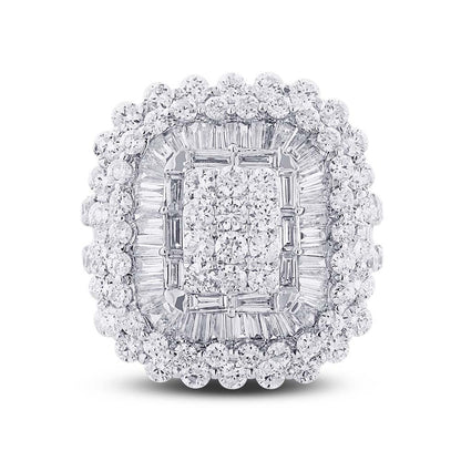 18k White Gold Diamond Lady's Ring - 4.33ct