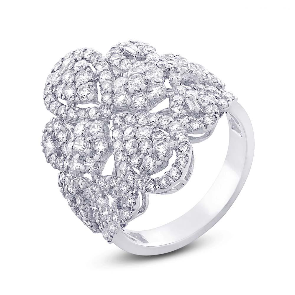 18k White Gold Diamond Lady's Ring - 2.67ct