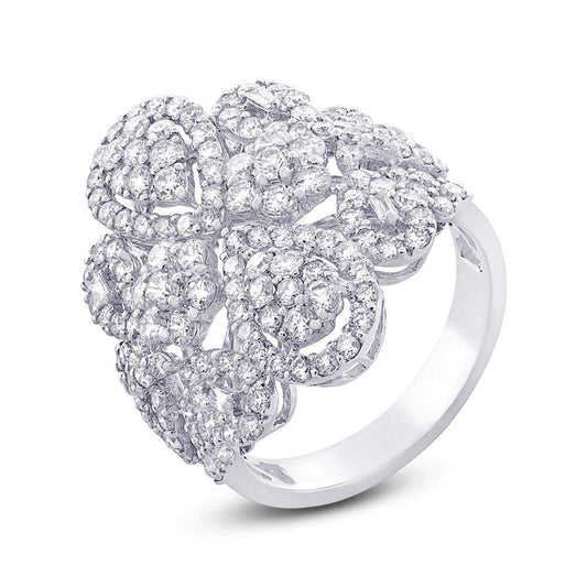 18k White Gold Diamond Lady's Ring - 2.67ct