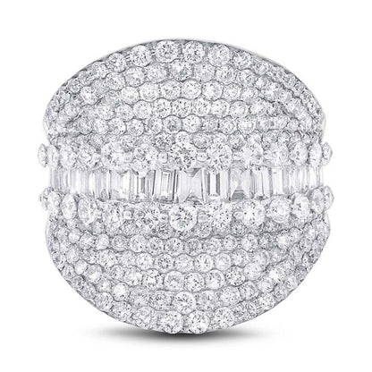 18k White Gold Diamond Lady's Ring - 3.21ct