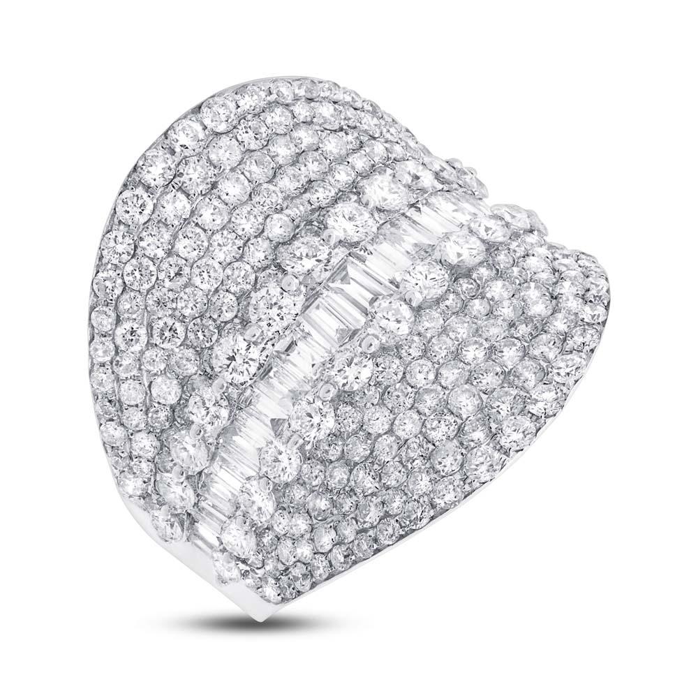 18k White Gold Diamond Lady's Ring - 3.21ct