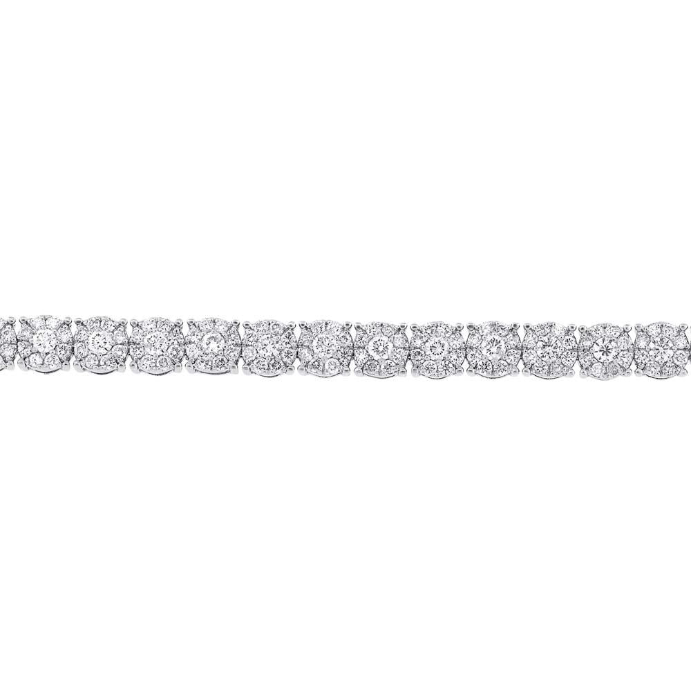 18k White Gold Diamond Lady's Bracelet - 4.43ct