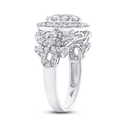 18k White Gold Diamond Lady's Ring - 1.52ct