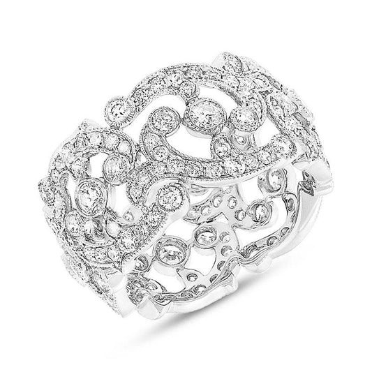 18k White Gold Diamond Lady's Ring - 2.62ct