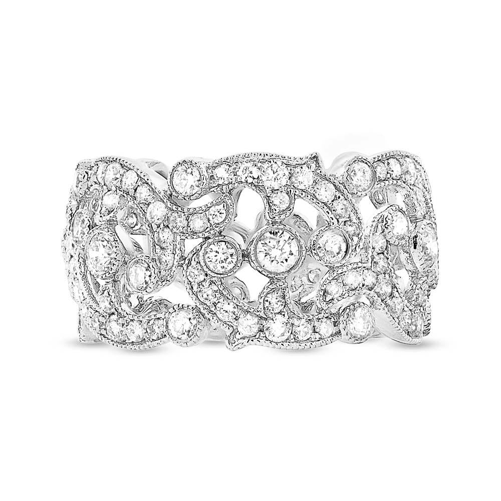 18k White Gold Diamond Lady's Ring - 2.62ct