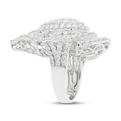 18k White Gold Diamond Lady's Ring - 7.54ct