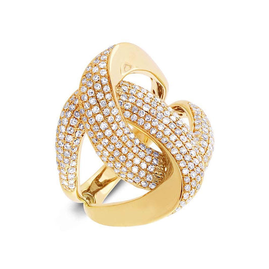 14k Yellow Gold Diamond Lady's Ring - 1.24ct