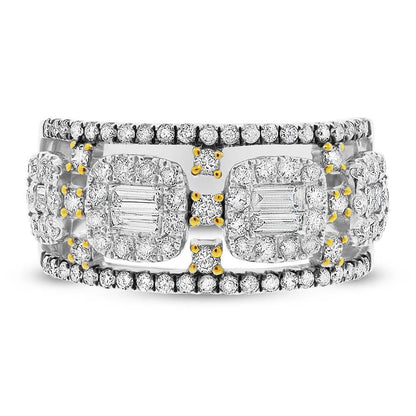 18k White Gold Diamond Lady's Ring - 1.52ct