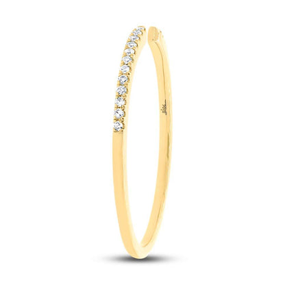 14k Yellow Gold Diamond Lady's Ring - 0.07ct