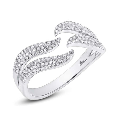 14k White Gold Diamond Lady's Ring - 0.35ct