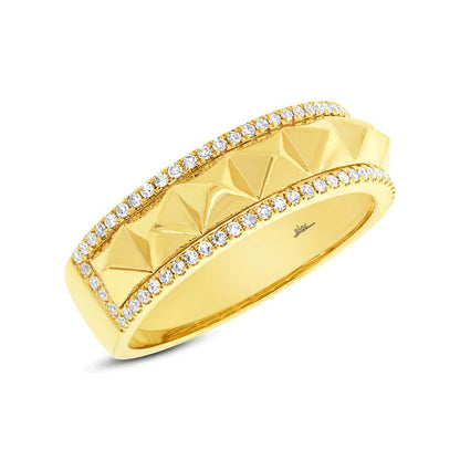 14k Yellow Gold Diamond Lady's Ring - 0.20ct