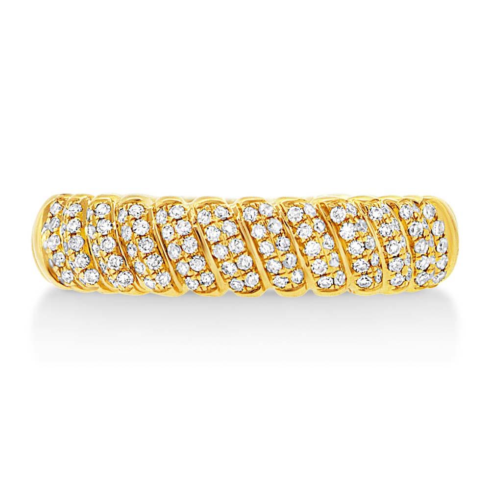 14k Yellow Gold Diamond Lady's Ring - 0.28ct