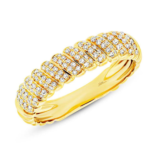 14k Yellow Gold Diamond Lady's Ring - 0.28ct