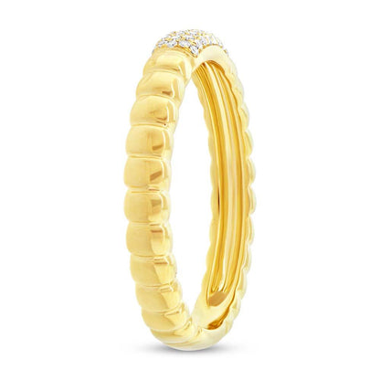 14k Yellow Gold Diamond Lady's Ring - 0.10ct