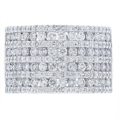 14k White Gold Diamond Lady's Ring - 2.05ct