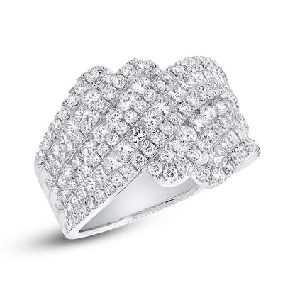 18k White Gold Diamond Lady's Ring - 2.52ct
