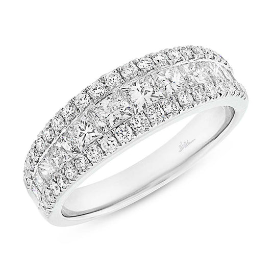 18k White Gold Diamond Lady's Band - 1.75ct