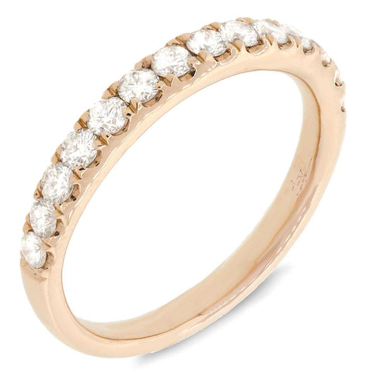 14k Yellow Gold Diamond Lady's Band - 0.54ct