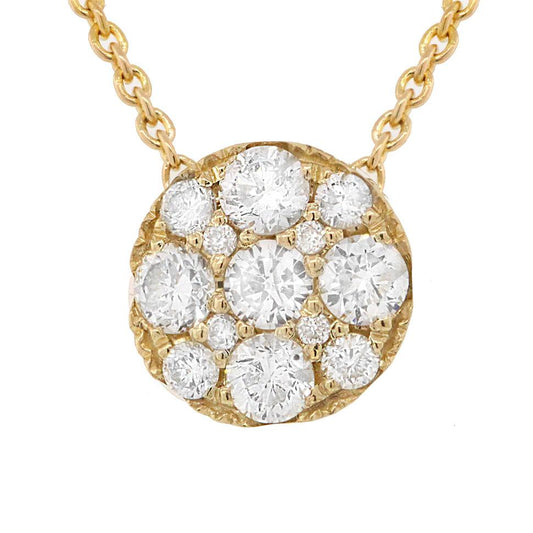 14k Yellow Gold Diamond Necklace - 0.30ct