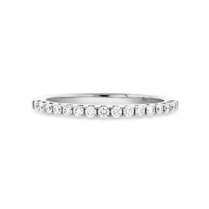 14k White Gold Diamond Lady's Band - 0.27ct